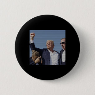 Macaron Rond 5 Cm Tentative d'initiation de Trump - Le rallye de Tru