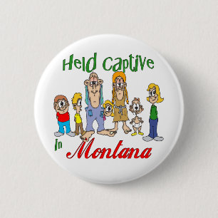 Macaron Rond 5 Cm Tenu captif dans le Montana