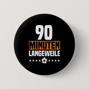 Macaron Rond 5 Cm Tenue de fan de foot anti-football allemand 90 min
