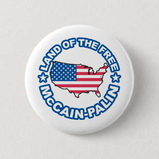 Macaron Rond 5 Cm Terre de McCain Palin du libre
