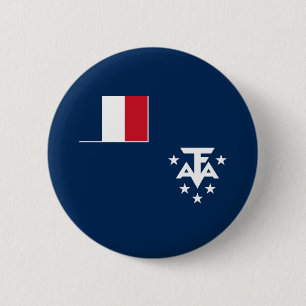 Macaron Rond 5 Cm Terres australes et antarctiques françaises