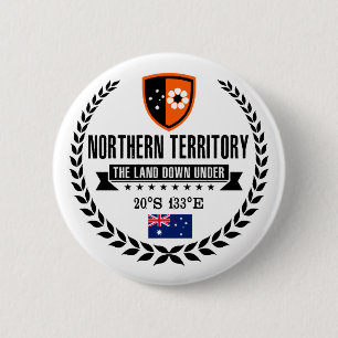 Macaron Rond 5 Cm Territoire du Nord
