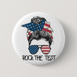 Macaron Rond 5 Cm Test Messy Bun Enseignant Jour Test Jour Te