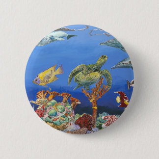 Macaron Rond 5 Cm tête de corail