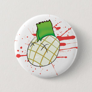 Macaron Rond 5 Cm tête punk