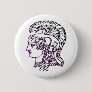 Macaron Rond 5 Cm Têtes romaines