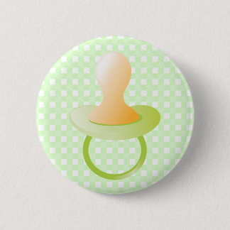 Macaron Rond 5 Cm Tétine verte