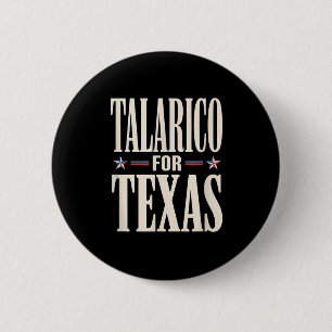 Macaron Rond 5 Cm Texas pour James Talarico pour le Sénat démocrateT