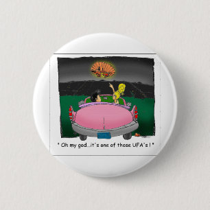 Macaron Rond 5 Cm Texas UFO ? T-shirts drôles, cadeaux et objets à c