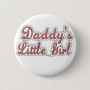 Macaron Rond 5 Cm Texte de la petite fille du papa