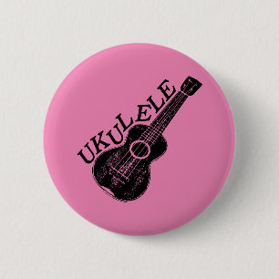 Macaron Rond 5 Cm Texte Et Image Ukulele