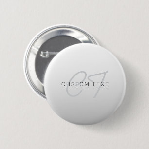 Macaron Rond 5 Cm Texte modifiable pour l'entreprise, salutation ou