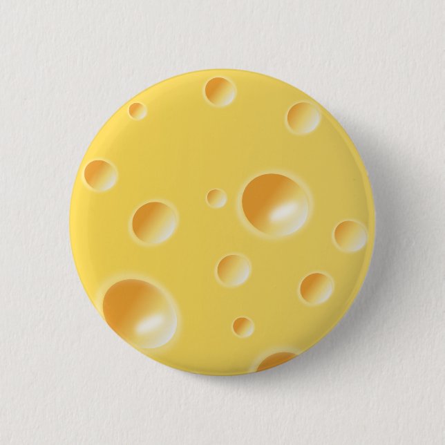 Macaron Rond 5 Cm Texture jaune de fromage suisse (Devant)