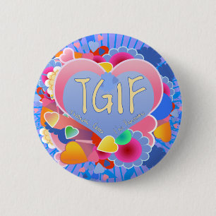 MACARON ROND 5 CM TGIF