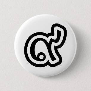 Macaron Rond 5 Cm Thaïlande Lucky Number 9 / Neuf / ๙ (Gao/Kao) Thai