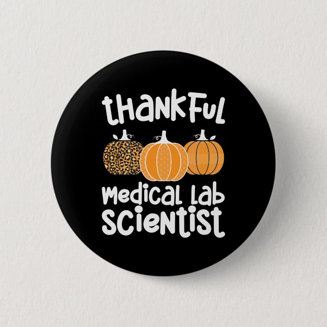 Macaron Rond 5 Cm Thankful Medical Lab (Devant)