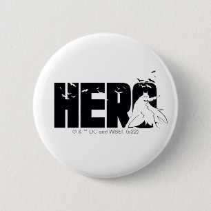 Macaron Rond 5 Cm The Batman "Hero" Graphic