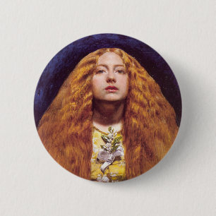Macaron Rond 5 Cm The Bridesmaid, vers 1851 par John Everett Millais