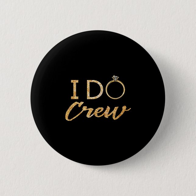 Macaron Rond 5 Cm The I Do Crew  (Devant)