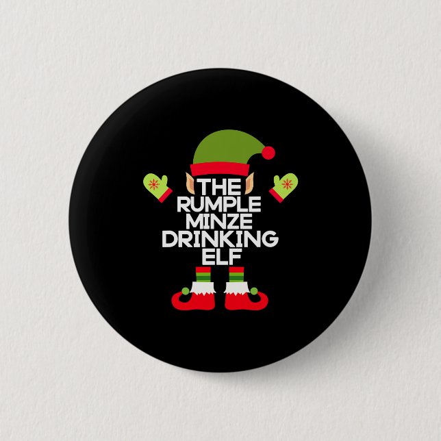 Macaron Rond 5 Cm The Rumple Minze Drinking Elf Funny Whiskey  (Devant)