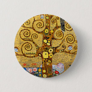 Macaron Rond 5 Cm " The Tree of Life" , Gustav Klimt