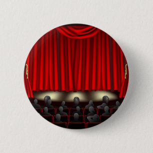 Macaron Rond 5 Cm Théâtre avec l'assistance