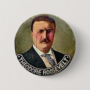 Macaron Rond 5 Cm Theodore Roosevelt - bouton