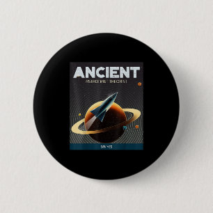 Macaron Rond 5 Cm Théoriste de l'astronaute antique dire oui Théoris