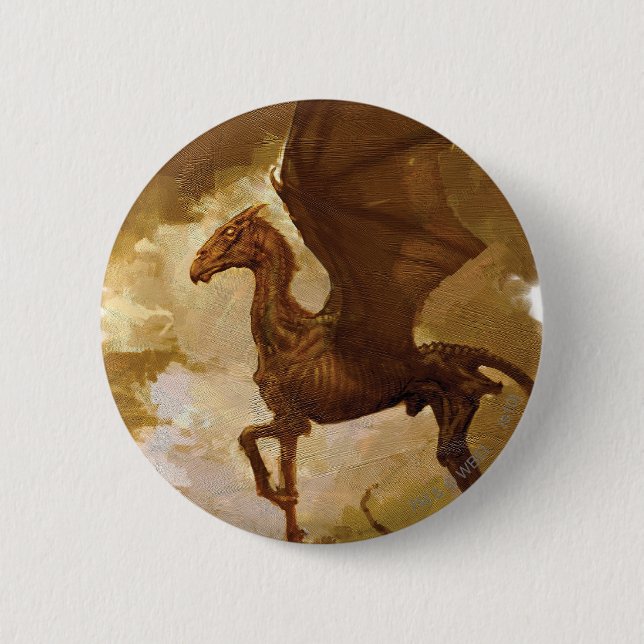Macaron Rond 5 Cm Thestral (Devant)