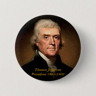 Macaron Rond 5 Cm Thomas Jefferson - bouton