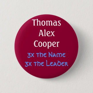 Macaron Rond 5 Cm ThomasAlexCooper, 3x le Name3x le chef