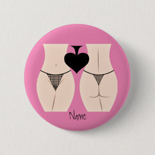 Macaron Rond 5 Cm Thong Panty Spade Thunder_Cove