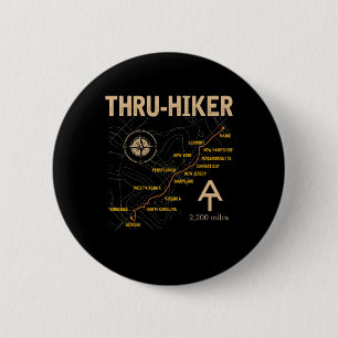 Macaron Rond 5 Cm Thruh Hiker Appalachian Trail Randonnée