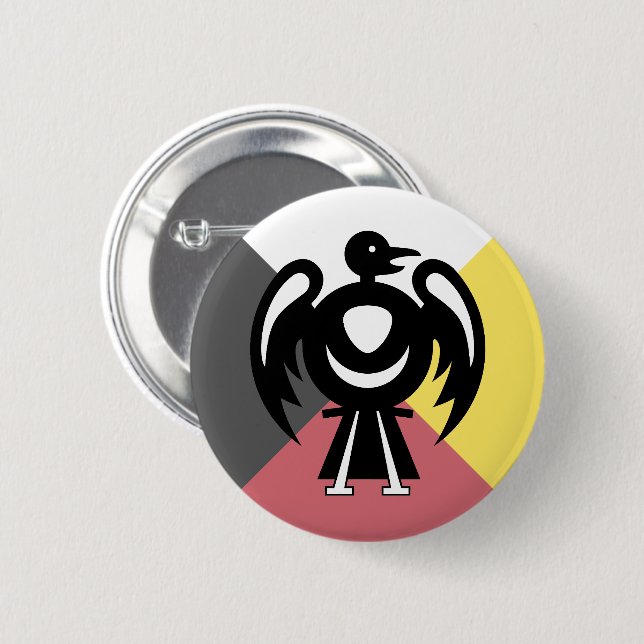 Macaron Rond 5 Cm thunderbird v2 (Devant & derrière)