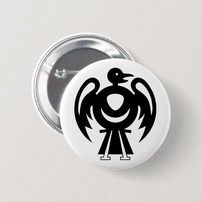 Macaron Rond 5 Cm thunderbird v2 (Devant & derrière)