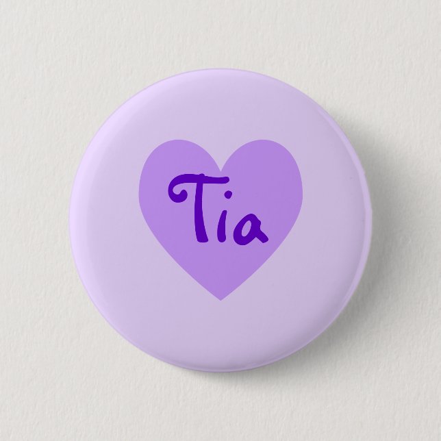 Macaron Rond 5 Cm Tia en violet (Devant)