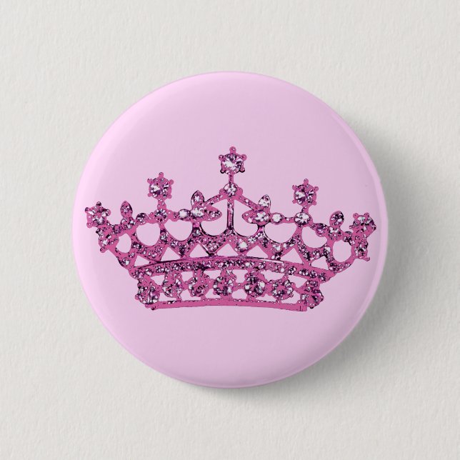 Macaron Rond 5 Cm Tiara rose (Devant)