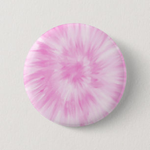 Macaron Rond 5 Cm Tiedye rose spirale hippie teint