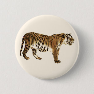 Macaron Rond 5 Cm Tigre