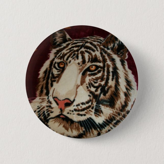 Macaron Rond 5 Cm Tigre (Devant)