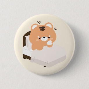 Macaron Rond 5 Cm Tigre mignon