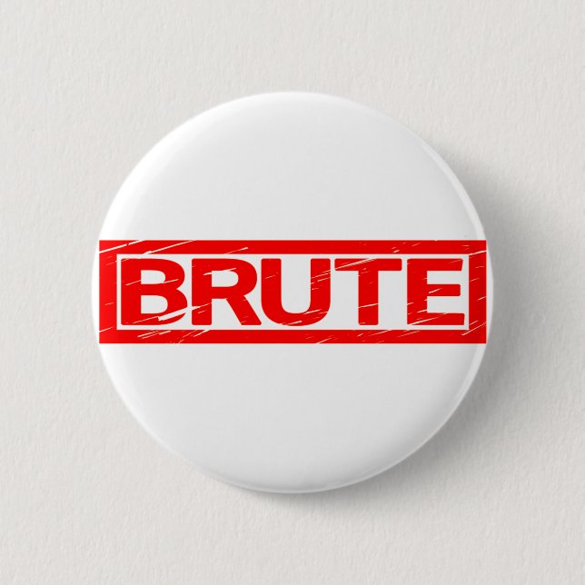 Macaron Rond 5 Cm Timbre Brute (Devant)