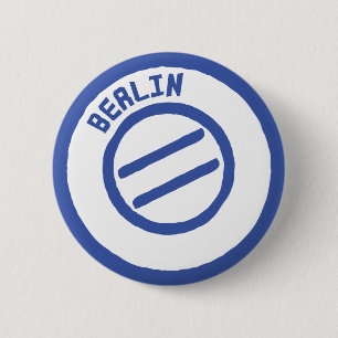 Macaron Rond 5 Cm timbre de Berlin