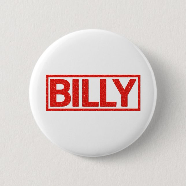 Macaron Rond 5 Cm Timbre de Billy (Devant)