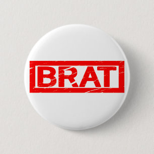 Macaron Rond 5 Cm Timbre de Brat