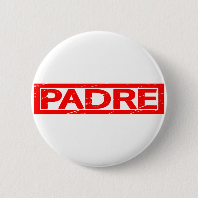 Macaron Rond 5 Cm Timbre de Padre (Devant)
