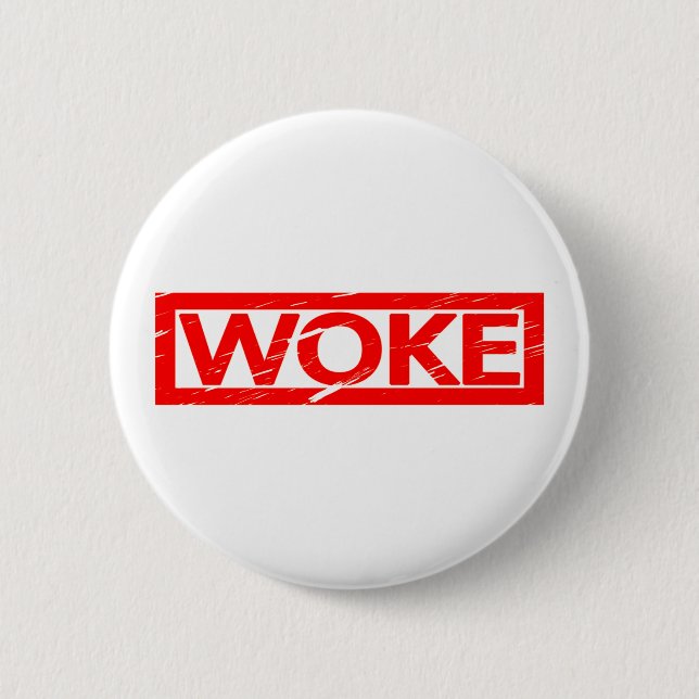Macaron Rond 5 Cm Timbre de Woke (Devant)