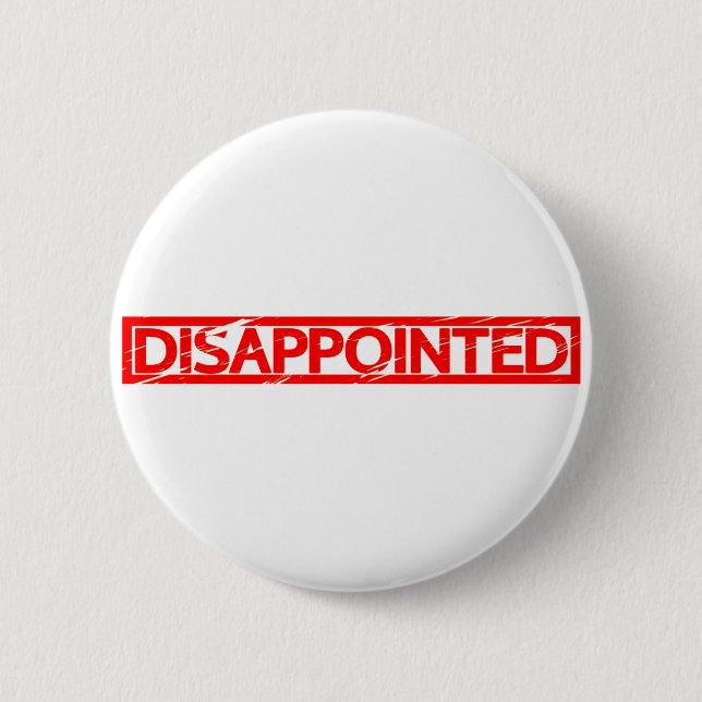Macaron Rond 5 Cm Timbre décevant (Devant)