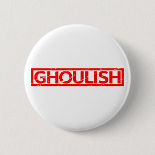 Macaron Rond 5 Cm Timbre Ghoulish