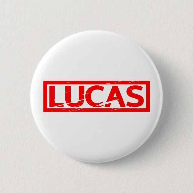 Macaron Rond 5 Cm Timbre Lucas (Devant)